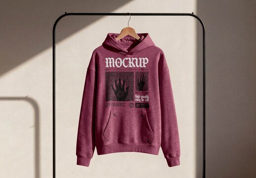 Hoodie Mockup For Apparel And Branding Design