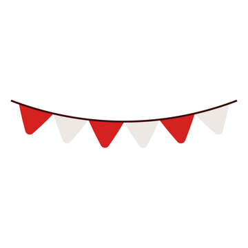 Indonesian Pennant Banner Decoration