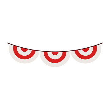 Indonesian Pennant Banner Decoration