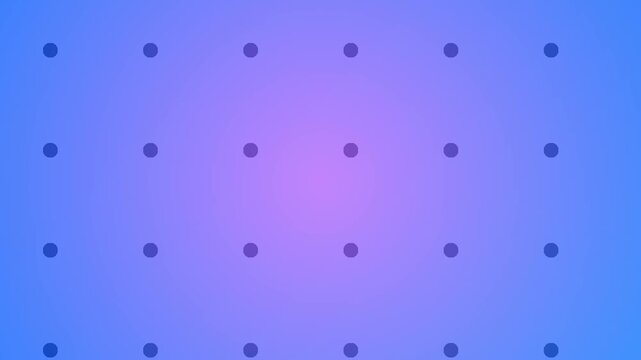 A grid of purple dots on a soft blue and purple gradient background, abstract pattern.