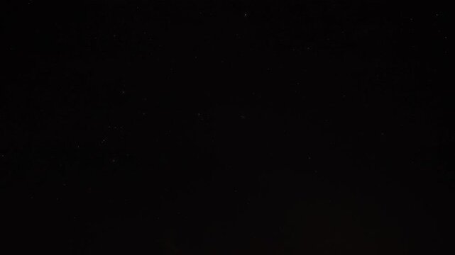 Twinkling Milky Way stars on a dark space skies.
