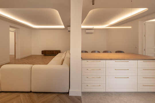 Minimal Living Room With Sofa