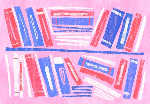 Chaotic Office Shelves with Documents &ndash; Paperwork Overload Concept