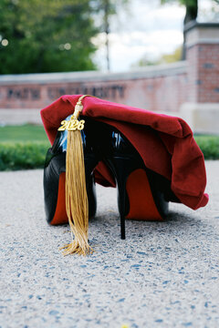 graduation tam with 2026 tassel