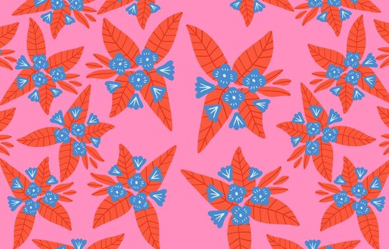 Bright Tropical Flowers