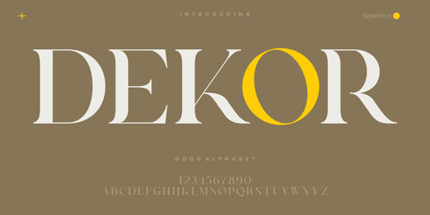 Elegant Luxury Serif Font for Editorial Branding and Fashion Design © Luke Project