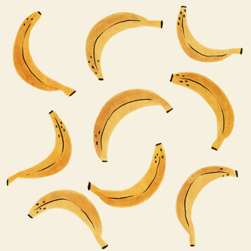 Banana fruit pattern