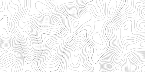Topographic map background geographic line map with elevation assignments. Rendering abstract illustration.  © MDSOHEL