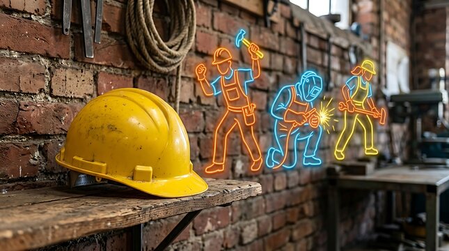 Colorful street art mural with yellow fire hydrant.