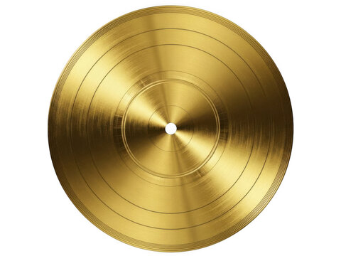 Golden circular metallic pattern texture