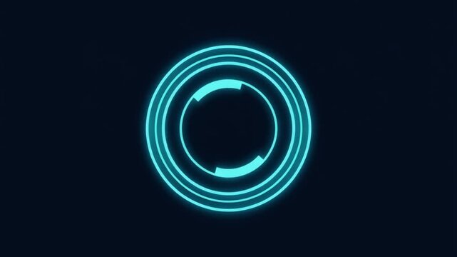 loading gif futuristic blue neon hud circular progress indicator