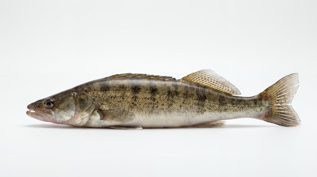 fish on white background