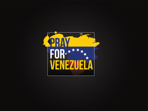 Pray for Venezuela Concept vector design. Massive earthquake hit Venezuela.