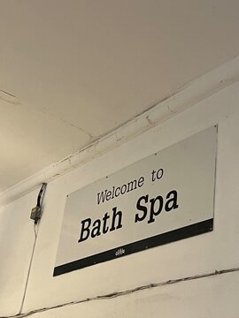 Bath, England
June 15, 2026
Welcome to Bath sign
