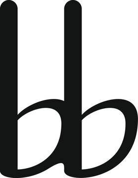 Double flat symbol indicating a two semitone decrease in pitch