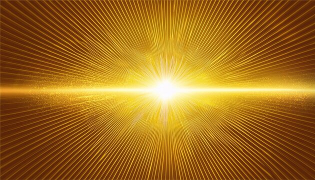 Shiny Sun Flare With Glowing Rays And Radiant Sunlight Effect Bright Golden Beam With Sparkle And Glare Perfect For Summer Sky And Nature Themes Vector Illustration