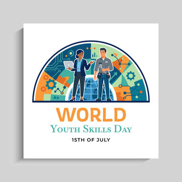 World Youth Skills Day Social Media Post Banner