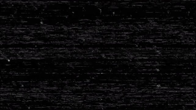Old film tape defects background with black screen grainy texture and static white noise. Suitable for digital marketing and techrelated design projects.