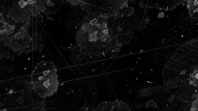 Abstract dark grunge texture overlay with dust and scratches.