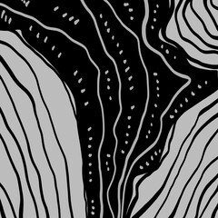 Abstract image for printing. Picture for modern interiors. The picture is painted by hand on a tablet. © neurostructure