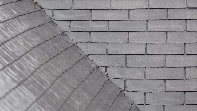 Une toiture de bardeaux durant une journ&eacute;e de pluie