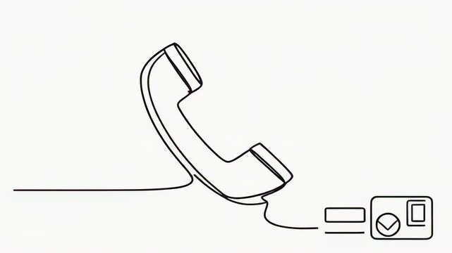 Abstract hand sketch animation on paper background