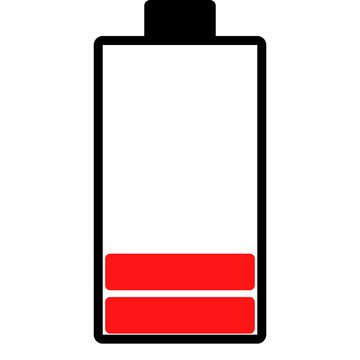 low battery icon