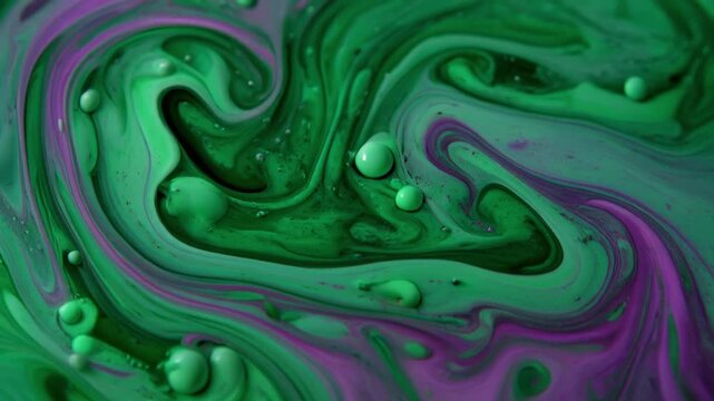 Abstract psychedelic fluid motion with vibrant colors and swirling patterns