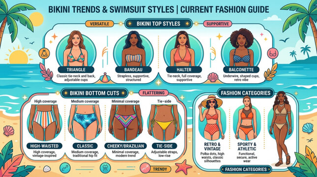 Bikini trends and swimsuit styles current fashion guide
