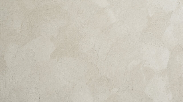 Venetian plaster texture in beige, decorative stucco wall finish, neutral cream cement background for interior design mockups