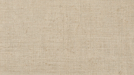 Fototapeta premium Beige fabric texture, linen background, natural fiber, textile surface