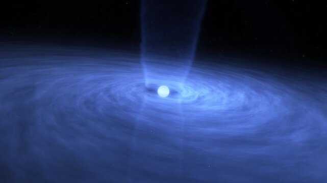 White dwarf with accretion disk