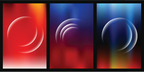 Blue Futuristic  Sphere Space Science Digital Vector Illustration on Black Background © Garapic
