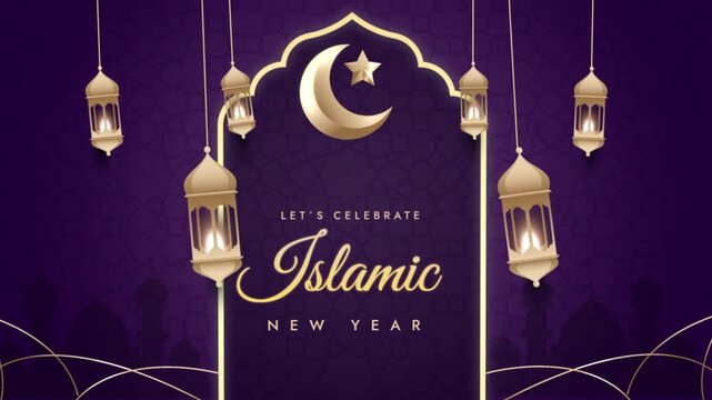 Islamic New Year Celebration Graphic Design