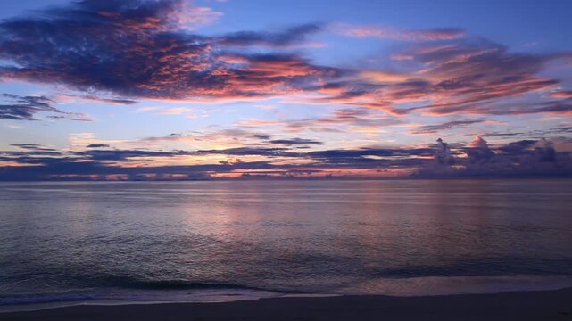 与論島の夕日