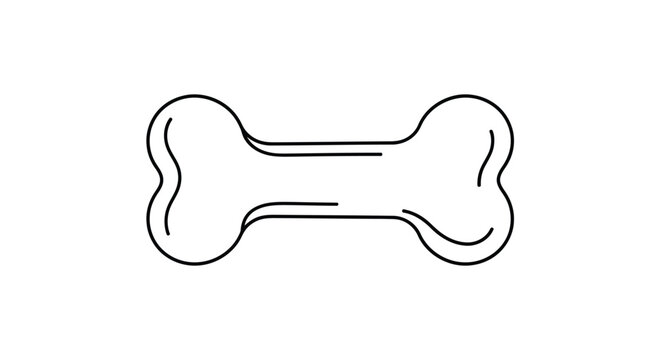 Dog Bone Icon Line Art illustration c8ac3fcbccf10af9c9240a9a8cc36b2ddr