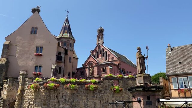Chapelle Saint-L&eacute;on IX Eguisheim Alsace France Historic Hilltop Chapel Exterior
