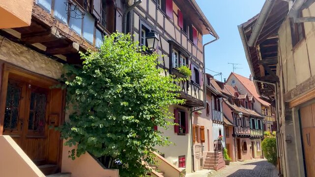 Eguisheim Old Town France Fairytale Village Streets in Alsace