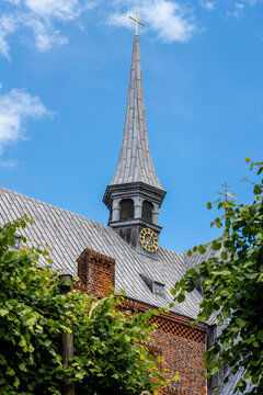 Haderslev/Hadersleben, Syddanmark, D&auml;nemark. Historische Stadtszene Dom