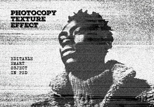 Photocopy Texture Effect