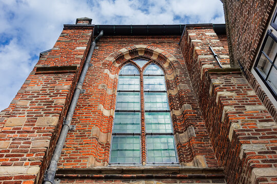 Noorderkerk (Northern Church, this is 1441 - 1519); Hoorn oldest building. Church is dedicated to Mary and is therefore also known as Vrouwekerk or Mariakerk. Hoorn, Netherlands.