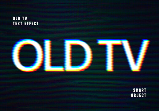 Old Tv Text Effect