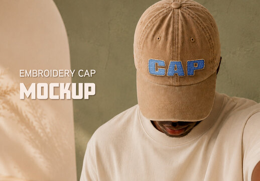 Embroidery Cap Mockup