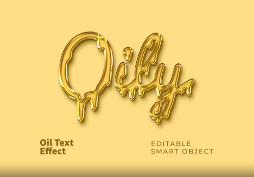 Oil Text Effect
