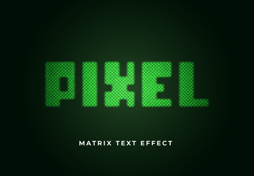 Matrix Text Effect