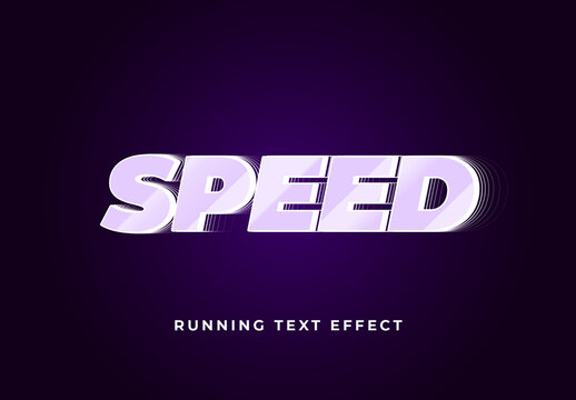 Running Text Effect