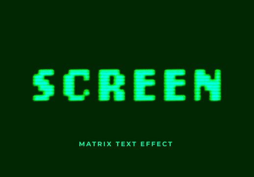 Matrix Text Effect