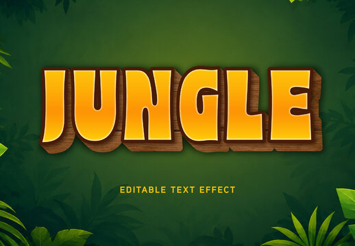 Jungle Text Effect
