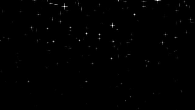 bstract Glowing White Particle Dust Overlay