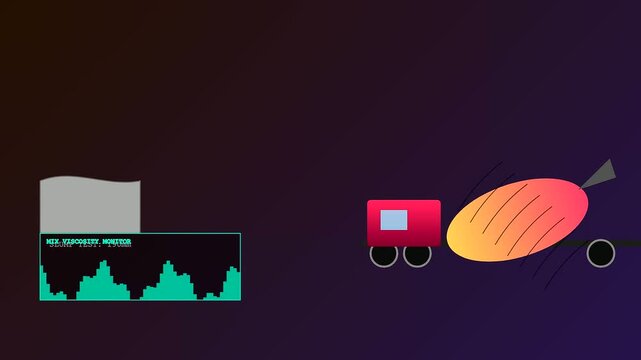 A schematic view of concrete printing processes showcasing the industrial additive manufacturing machinery with real time monitoring of material viscosity levels displayed on digital interface screens